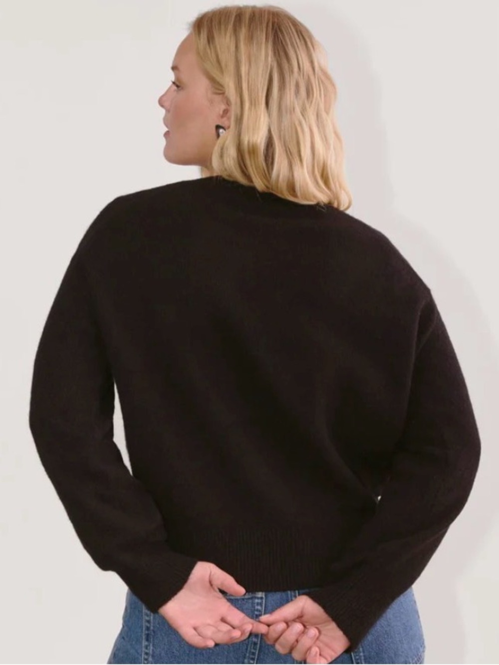 Everlane $98 The Cocoon Crew Plush Cotton Small - Picture 2 of 8